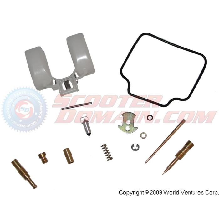 Carburetor Rebuild Kit - CVK, GY6 125cc/150cc Scooter, ATV & Go-Kart