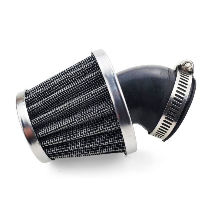 Air Filter - 44mm, 30 Degree Angle, Cone - Chrome