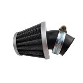 Air Filter - 35mm, 30 Degree Angle, Cone - Chrome