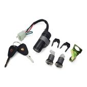 Key Switch Ignition Lock Set - Qingqi Model QM50QT-3E