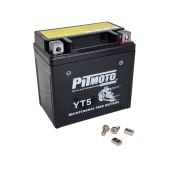 Battery - YTX5L-BS (12 volt, 5 amp), Sealed AGM