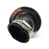Air Filter - 44mm, 30 Degree Angle, Cone - Chrome