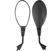 Mirror Set - for Scooters, 8mm RH/RH Thread - BLACK